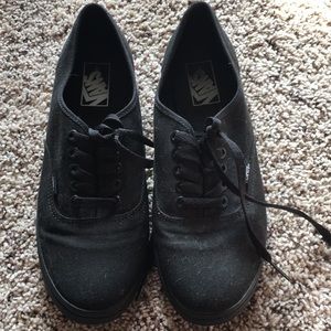 All black Vans